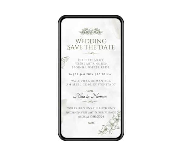 eCard Wedding Save the Date