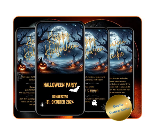 Einladung zur Halloween Party