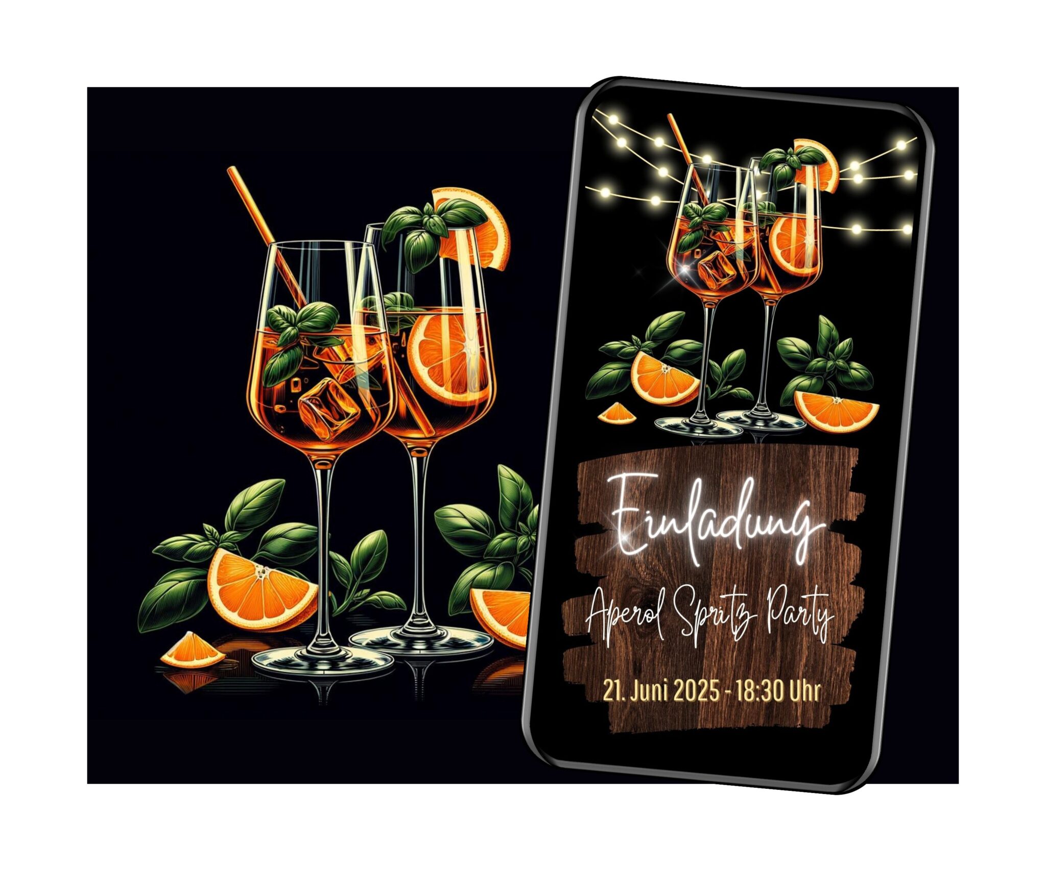 Digitale Einladung Aperol Spritz